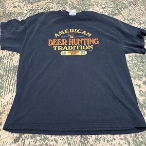 Vintage "American Tradition Deer Hunting" Tshirt XL Tennessee River